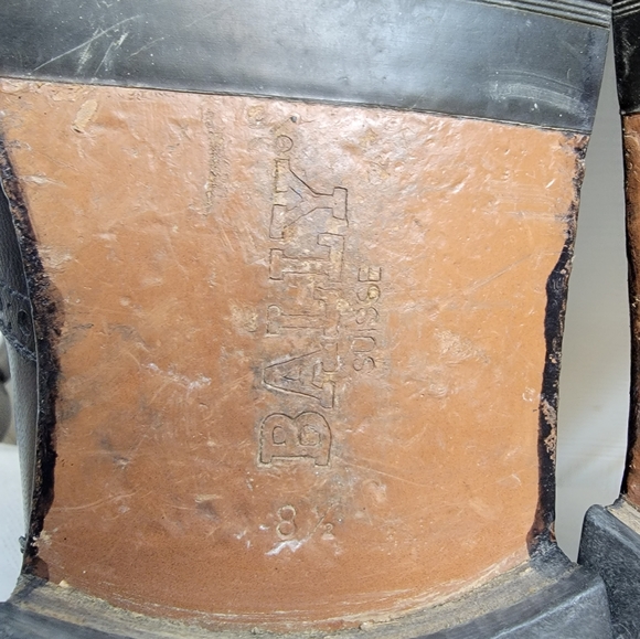 Bally Oxford men black shoes Size 8.5 - Picture 6 of 16